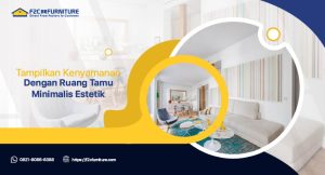 ruang tamu minimalis estetik