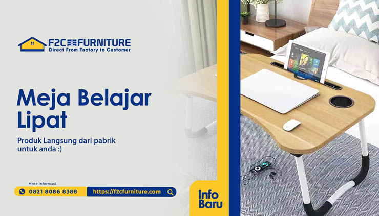 meja belajar lipat