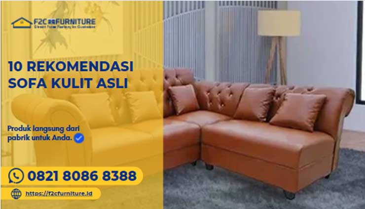 Gambar 10 Rekomendasi Sofa Kulit