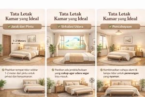 Gambar Tata Letak Kamar yang Ideal