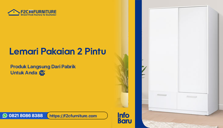 Gambar Lemari Pakaian 2 Pintu
