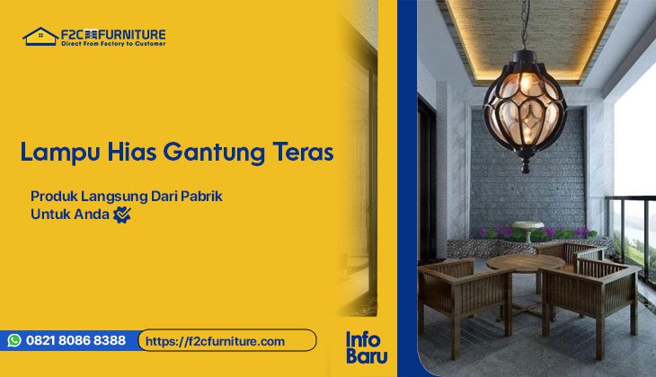 Gambar lampu hias gantung teras