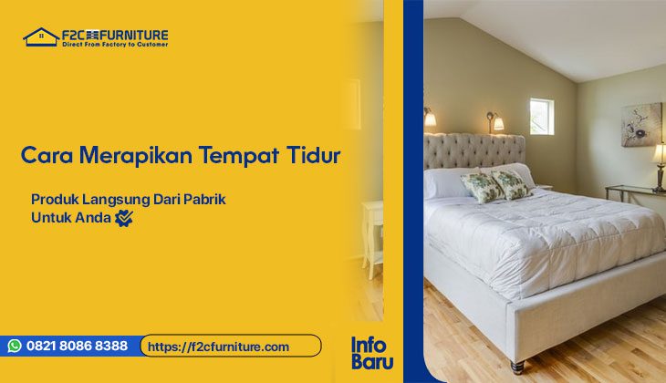 Gambar Cara Merapikan Tempat Tidur