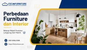 Gambar Perbedaan Furniture dan Interior