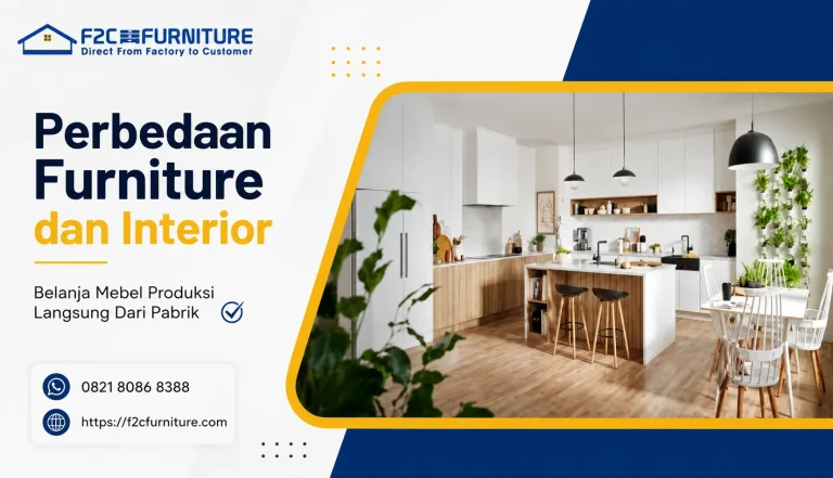 Gambar Perbedaan Furniture dan Interior