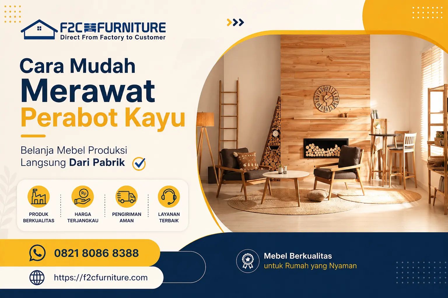 Gambar Cara Mudah Merawat Perabot Kayu