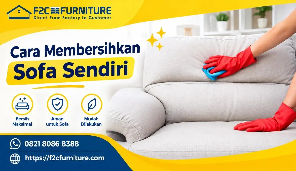 Gambar Cara Membersihkan Sofa Sendiri